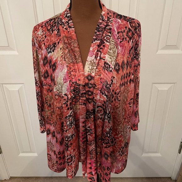 Southern Lady Light-Weight Cardian, Size 1X - Picture 2 of 6